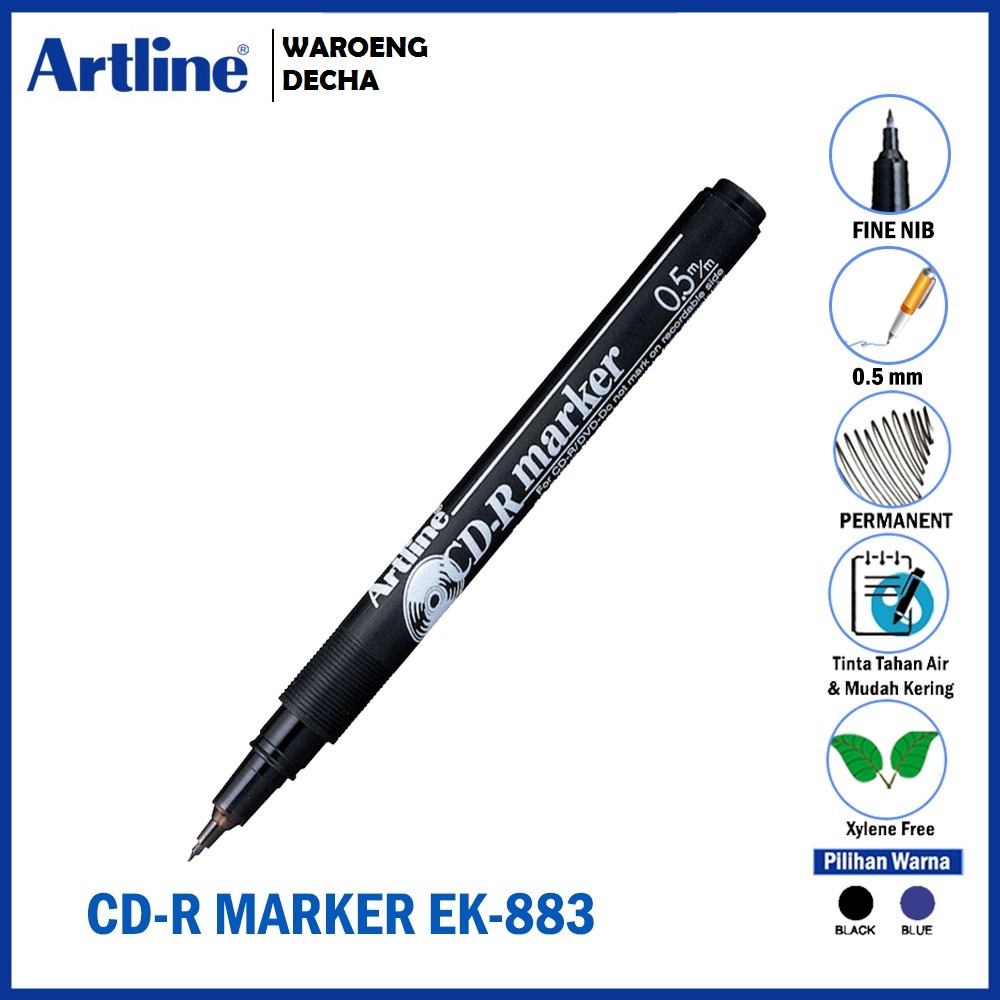 

Spidol Artline 883 CD-R Marker EK-883