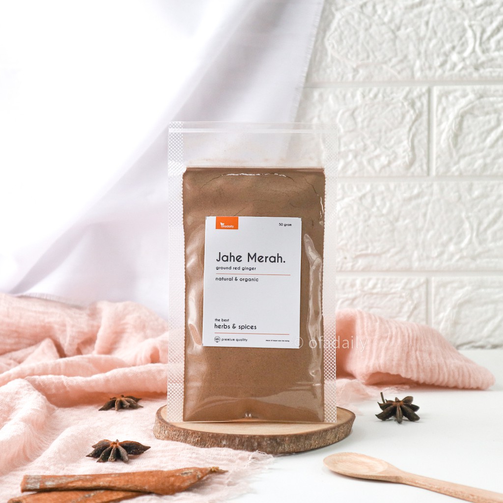 

Jahe merah bubuk / jahe powder JSR Herbal harga hemat ground red ginger superfood - ofadaily