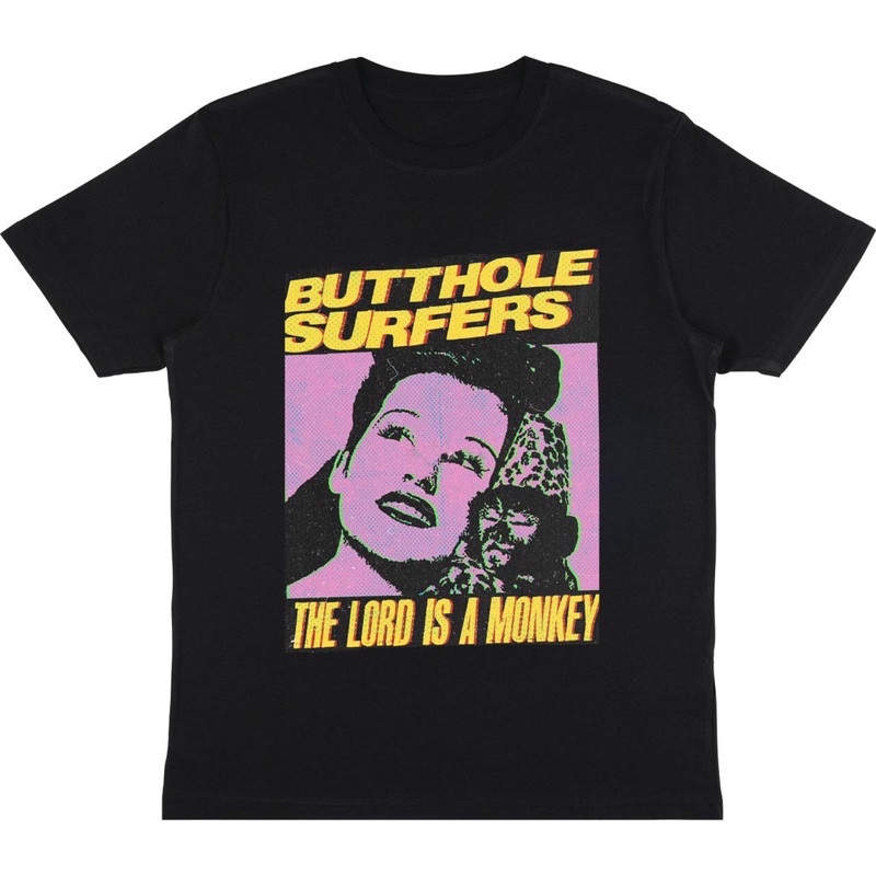 KAOS BAJU BUTTHOLE SURFERS “THE LORD IS A MONKEY” | T-SHIRT BAND BUTTHOLE SURFERS | RAPP TEE BAND BU