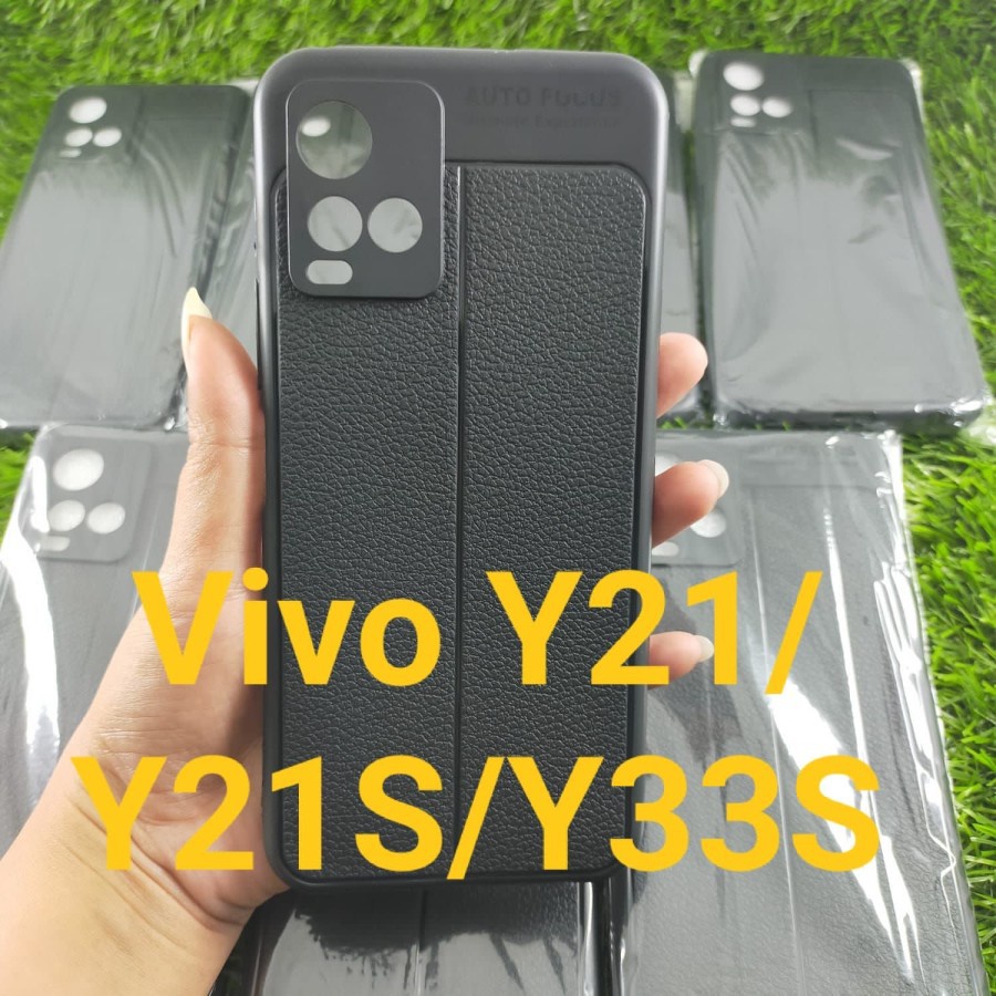 AUTO FOCUS SOFT CASE KULIT JERUK VIVO Y21A / Y21T / Y21 2021 / Y21S / Y22 / Y33S / Y33T / Y20 / Y20S