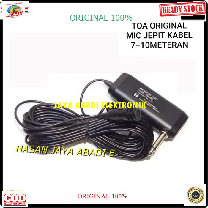 G65 ORIGINAL MIC TOA JEPIT KABEL 8 METER KANCING KERAH BAJU MIKROPHONE CLIP ON KLIP TIE CONDENSOR SENSITIF AUX MIKROPHONE MIK KARAOKE SOUND AUDIO KLIP CABLE PROFESIONAL PRO VOCAL KARAOKE MIKROPHONE AUDIO SYSTEM PANGGUNG DJ STUDIO SENSITIF