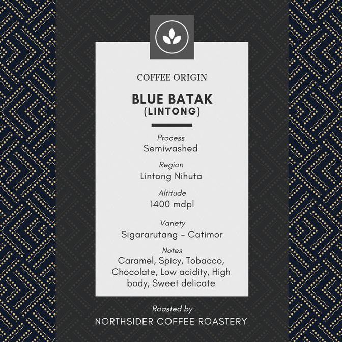 

BIJI KOPI ARABIKA BLUE BATAK SEMIWASHED - 250GR NORTHSIDER COFFEE - BIJI KOPI