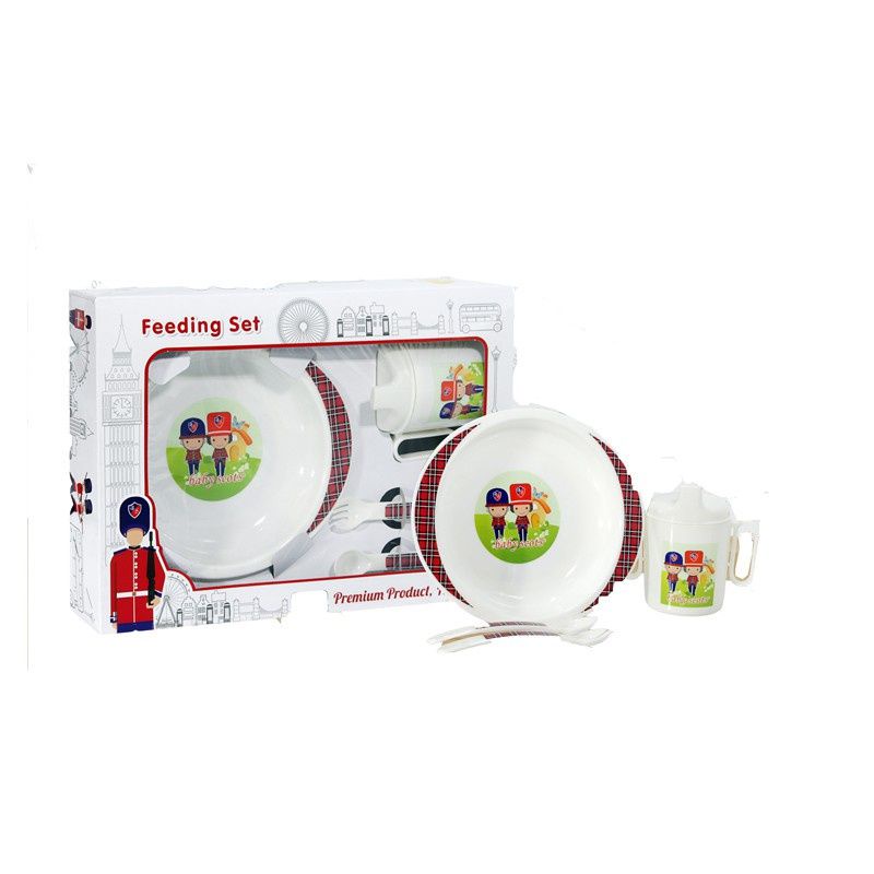 BABY SCOTS FEEDING SET Perlengkapan Makan Bayi / Kado Bayi / SetTempat Makan Bayi