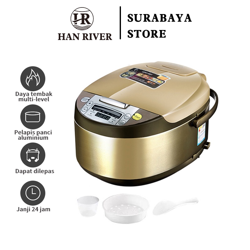 HAN RIVER Rice Cooker 2L HRRC-0001 Magic Com Smart cooker touch screen Penanak nasi
