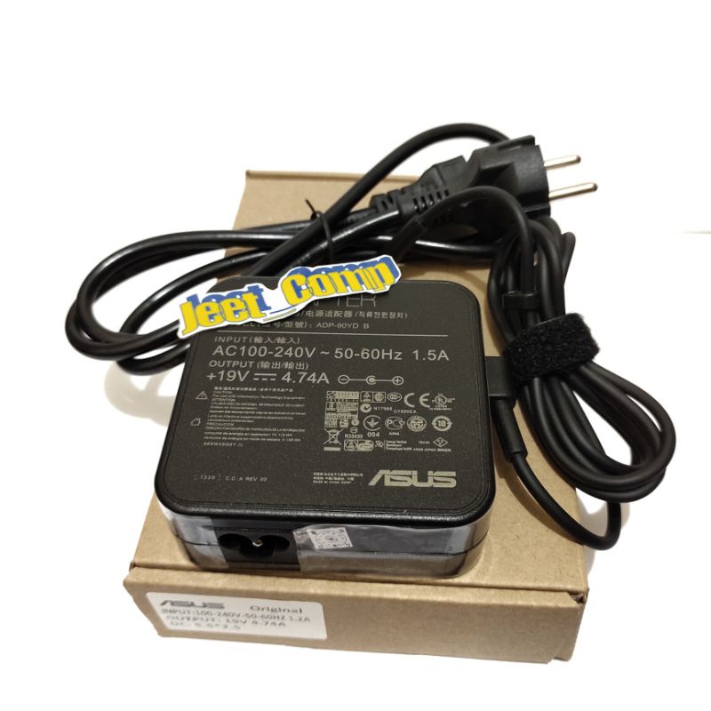 Adaptor Charger Laptop Asus X550 X550ZE X550D X450JF X550DP X450J A550 X550 X553 X555 X553M A52 A52F A53E A53S A53SV A53U 19V 4.74A Free Kabel Power