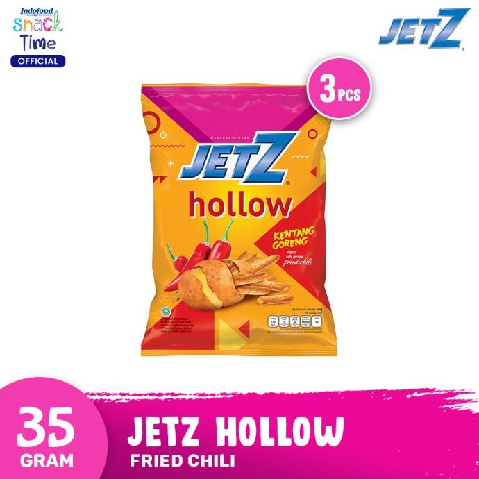 

PROMO JetZ Hollow Fried Chili 40 Gr - 3 Pcs MURAH