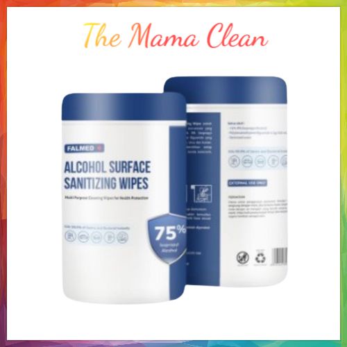TISU ALKOHOL 75% FALMED ISI 45 &amp; 90 LEMBAR TISSUE TISU BASAH ALCOHOL HAND WET WIPES