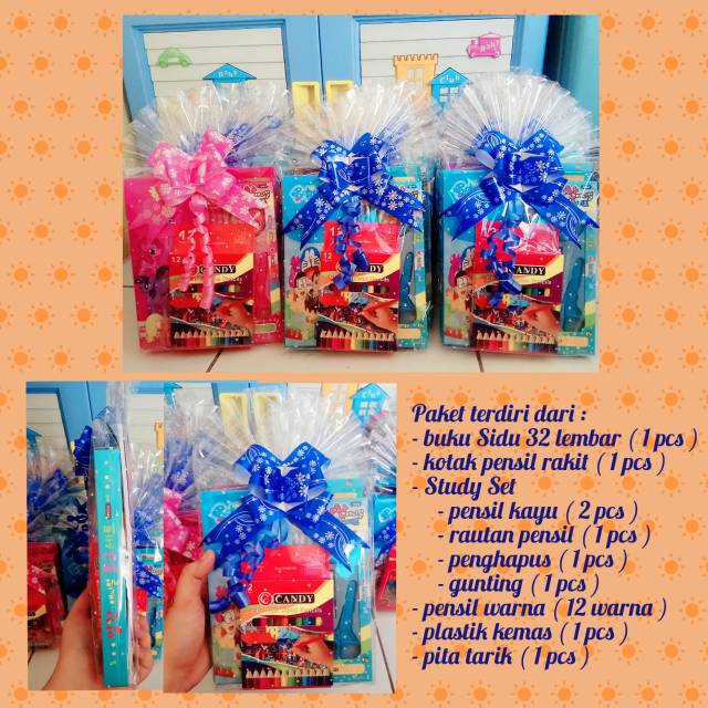 

Paket Hemat FS046 Bingkisan Ulang Tahun / Souvenir Ultah / Hadiah Lomba / Stationery Set / Alat Tulis