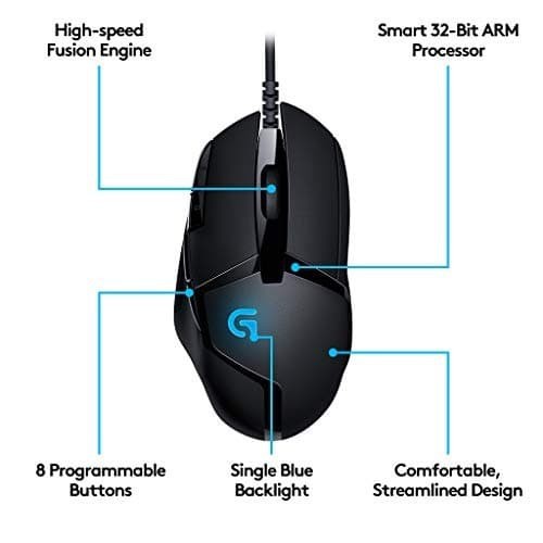 Logitech G G402 Gaming Mouse Hyperion Fury / GARANSI RESMI