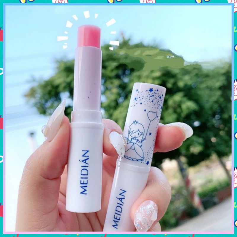 MEIDIAN Original Lip Balm Thin And Quick Absorb Moisturizing Lip Care Pelembab Rubah Warna