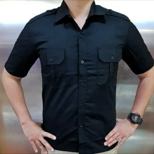 KEMEJA PDH HITAM - KEMEJA PDL - BAJU PDH - BAJU PDL