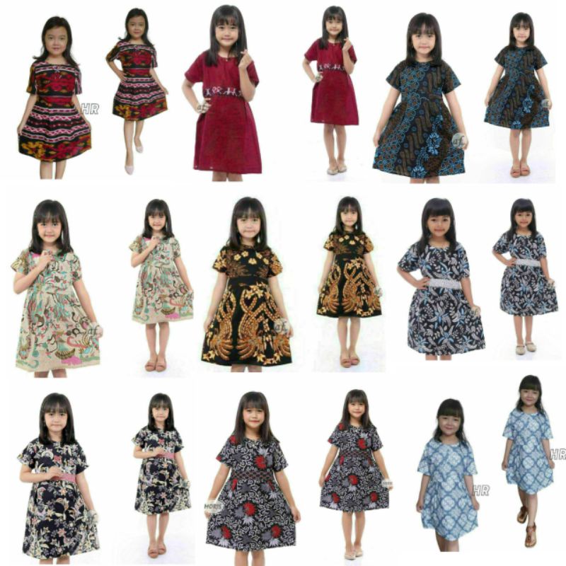 Dress Batik Anak Termurah - Batik modern