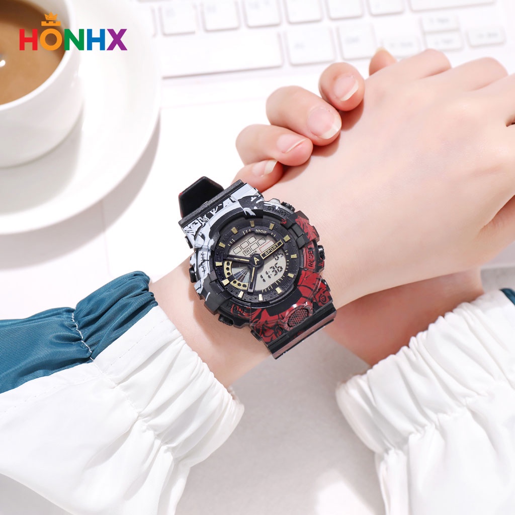 HONHX 668 Jam Tangan Remaja Digital Rubber WK-SBY