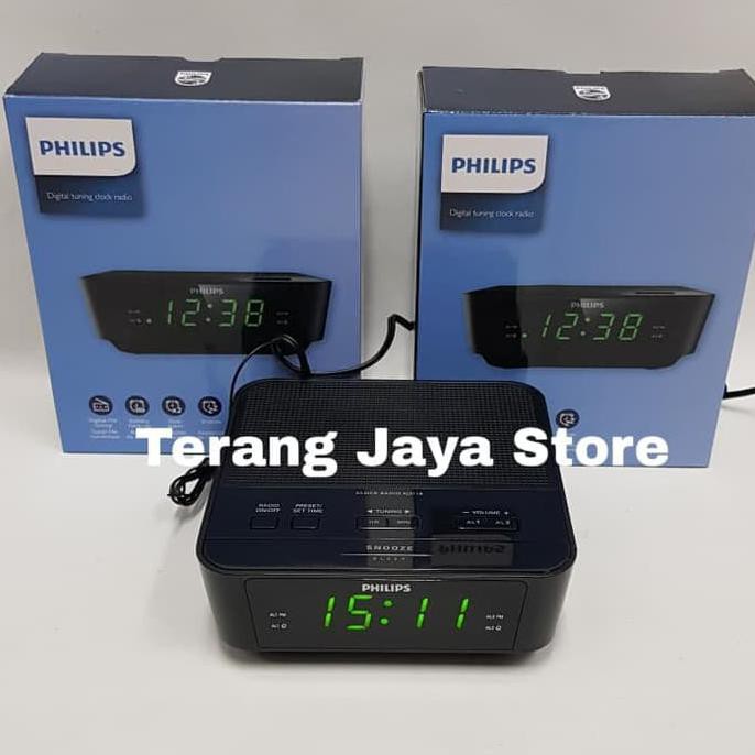 terlaris01 Radio Clock Design PHILIPS AJ3116/12 Jam Radio Philips AJ3116/12 Asli