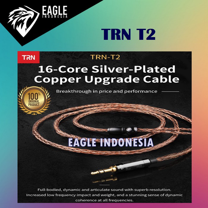 TRN T2 16 Core HIFI Silver Upgrade Cable Plated for TRN KZ CCA