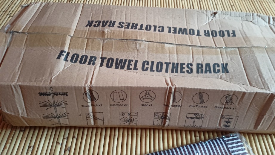 Ygs  Foldable Clothes Drying Airer Rak Jemuran Lipat /jemuran Menara Random