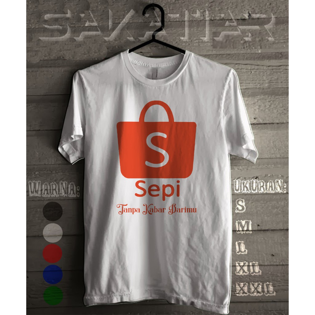 BAJU KAOS MURAH PLESETAN LOGO SEPI