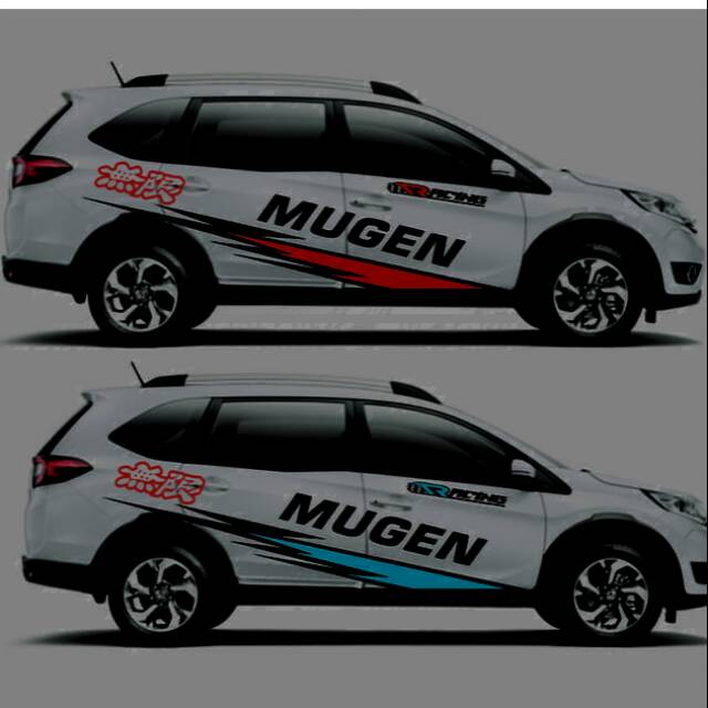 Cutting Sticker Mobil Mugen Power Stiker Mobil Honda Jazz Brio Hrv