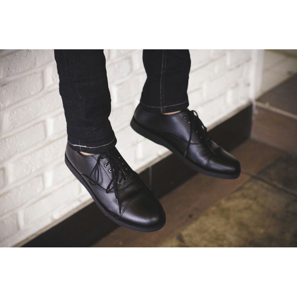 sepatu formal oxport black / volkerfootwear