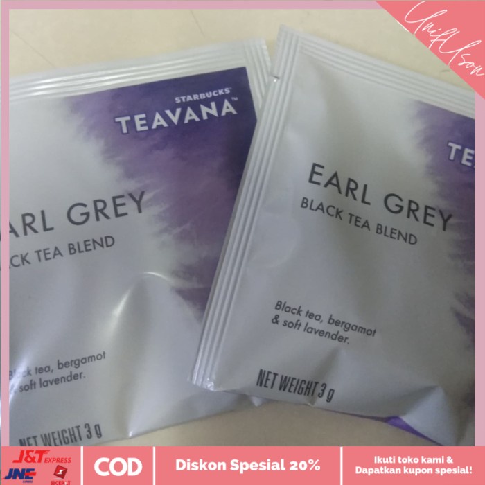

⭐COD⭐ Tea bag teavana earl grey