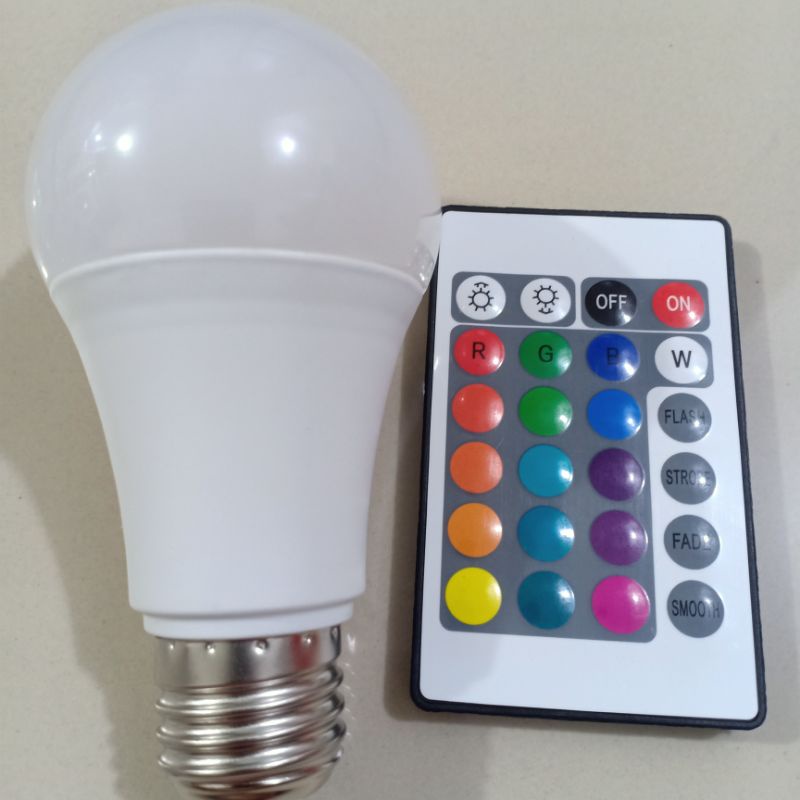 LAMPU  REMOTE/Berubah warna, ada 15 warna ,pakai remote control