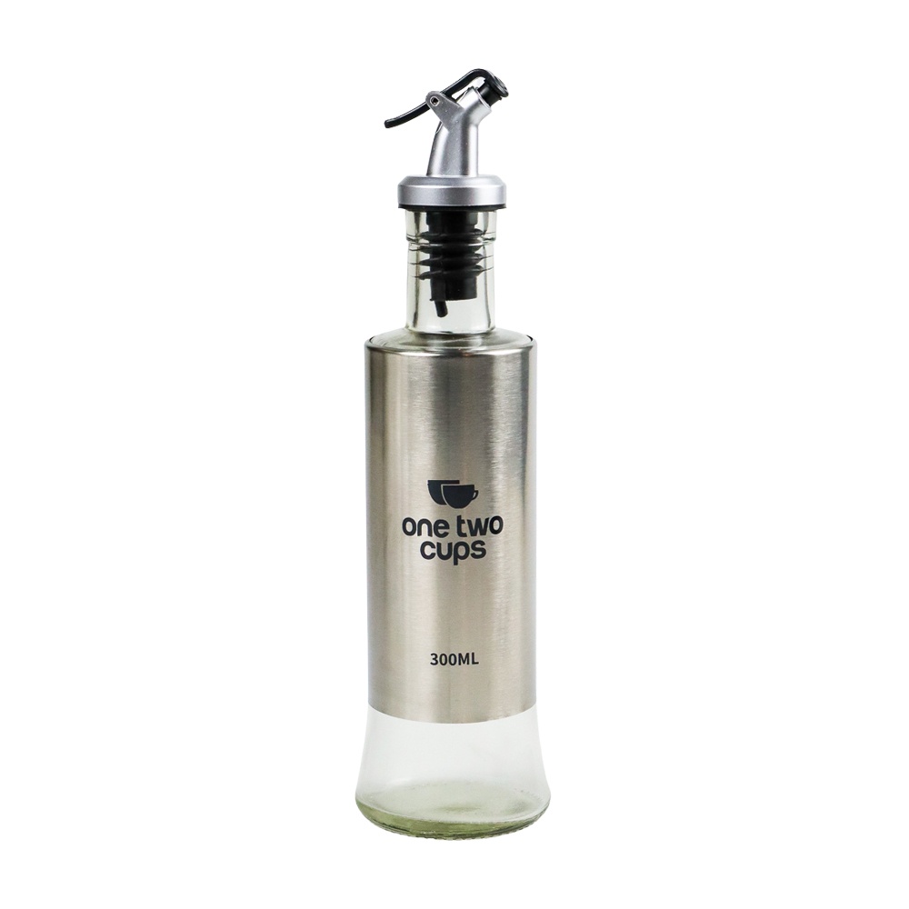 Botol Minyak Olive Oil Bottle Leak-proof 300ml - Silver