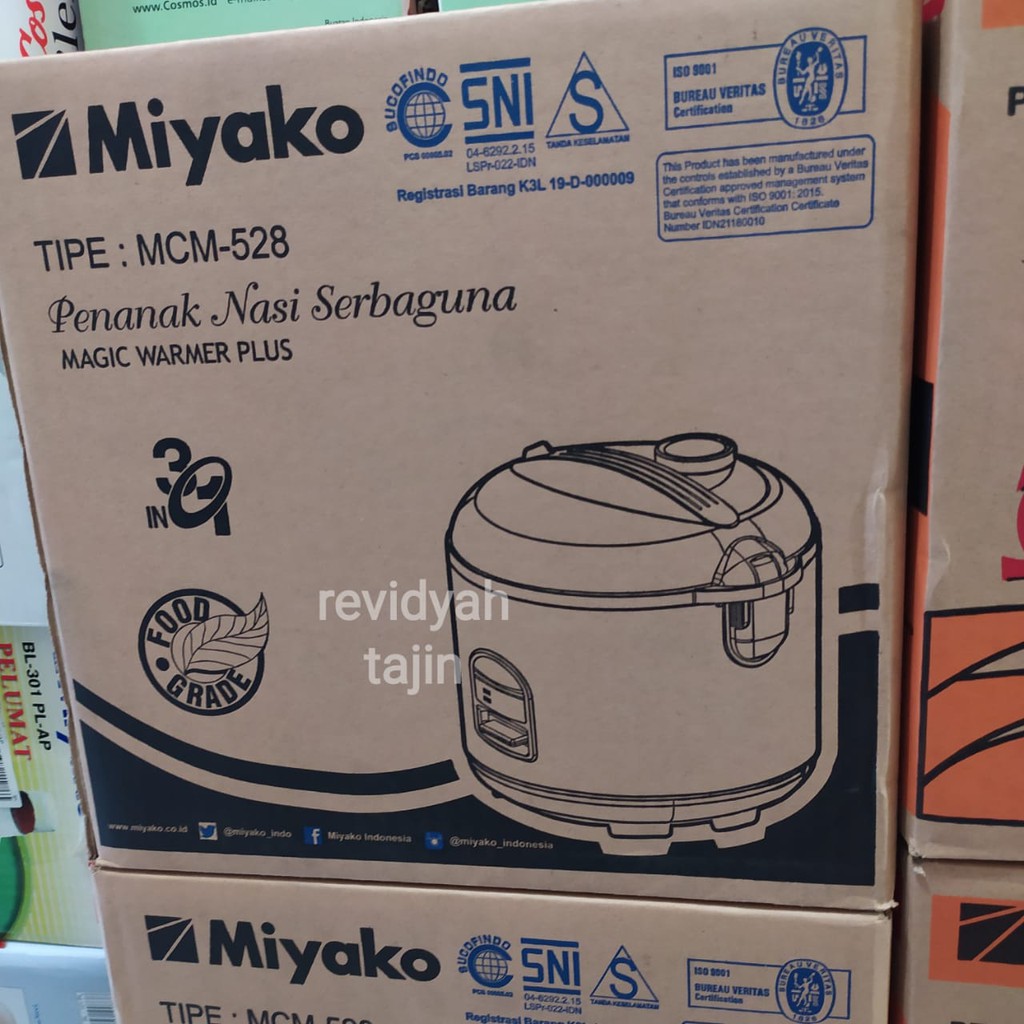 Miyako MCM 528 Rice Cooker [1.8 L] - Garansi Resmi