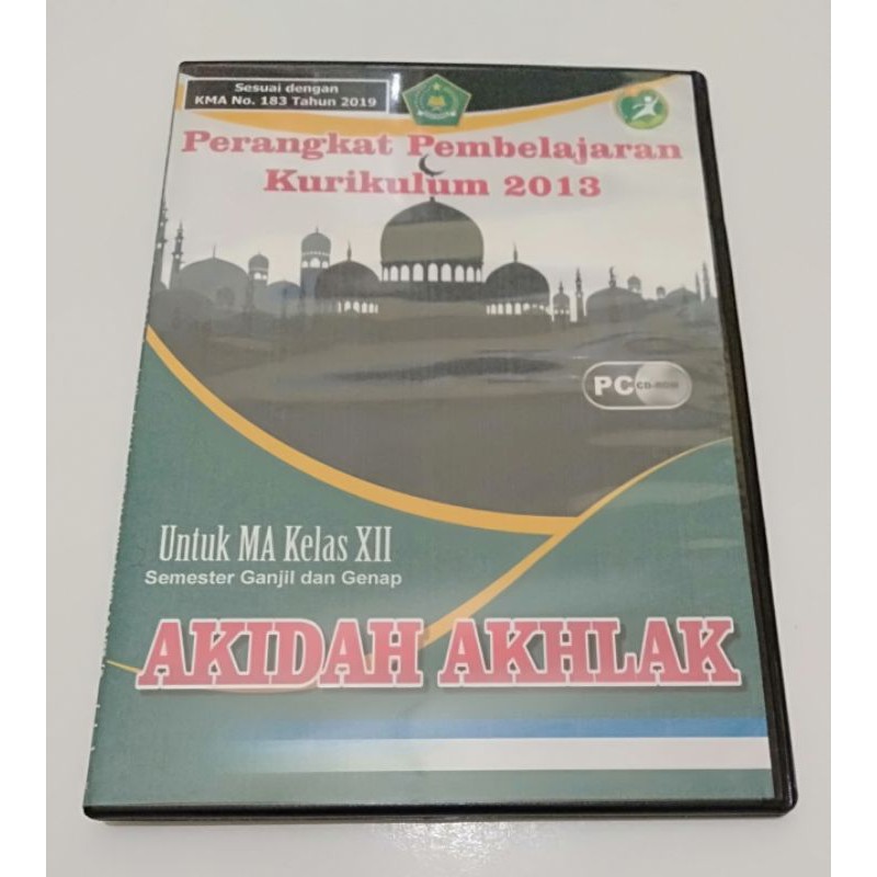 CD RPP Akidah Akhlak MA Kelas 12 Sesuai KMA 183 2019RPP 1 LEMBAR DARING LURING semester 1 dan 2