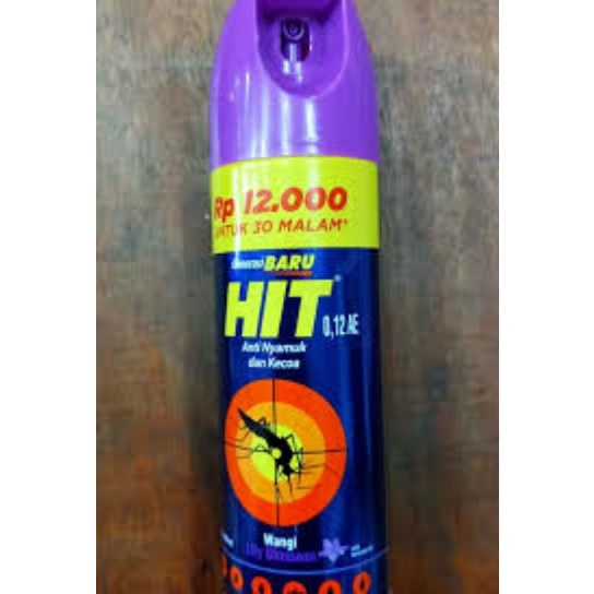 Hit Aerosol Lily Blossom/Orange 165 ml Obat Nyamuk Semprot Ekonomis 30 Hari