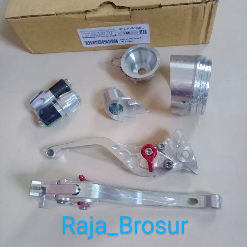 Yamaha YMAX Mio Accessories Set Series Silver Stylish Version Mio Sporty/Mio J/Mio Soul Ori Yamaha G