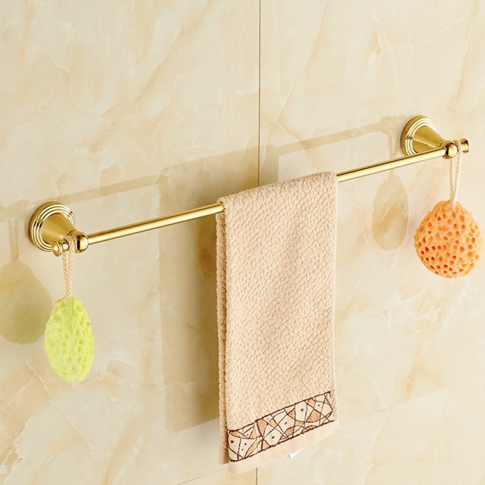 Leyden Brass Bathroom Accessories Set Gold Single Towel Bar Holder Toilet Brush Holder Toothbrush Shopee Indonesia