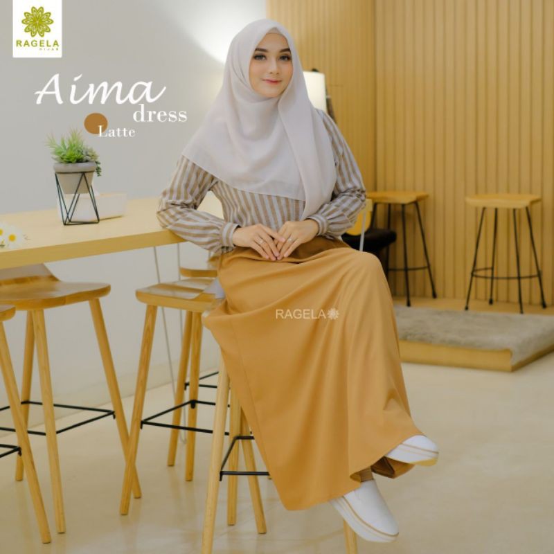 aima dress by ragela hijab