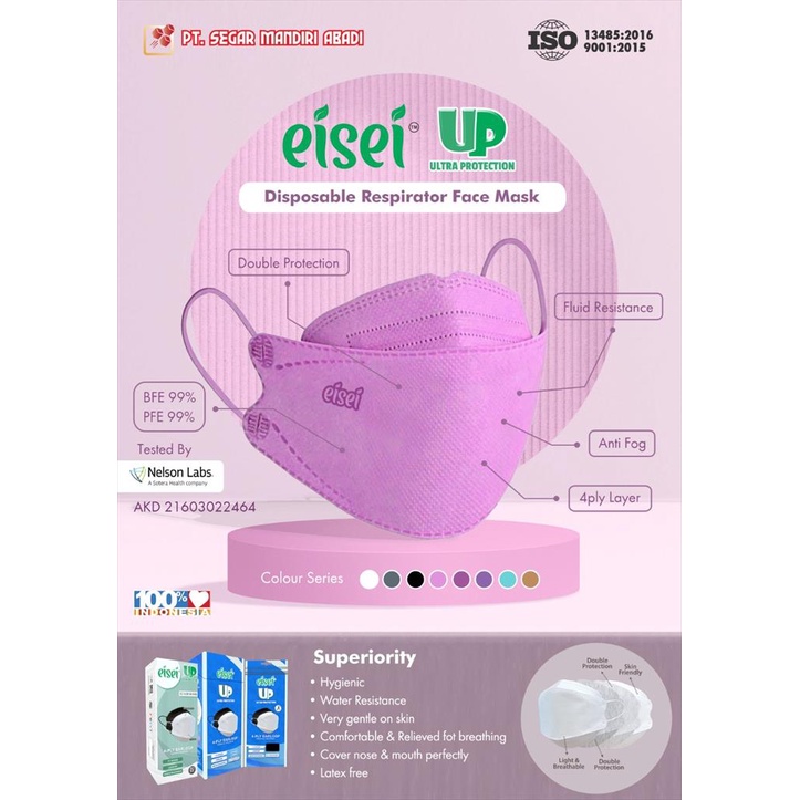 Masker Medis KF94 Eisei/Masker KF94 Isi 20PCS Eisei UP Surgical Mask