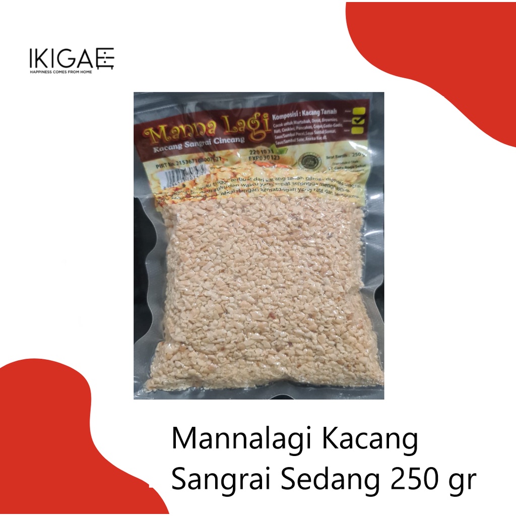 MANNA LAGI KACANG SANGRAI SERBAGUNA 250 GR