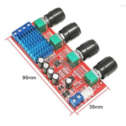 Digital power amplifier 2x80 watt DC 12-24V (513)