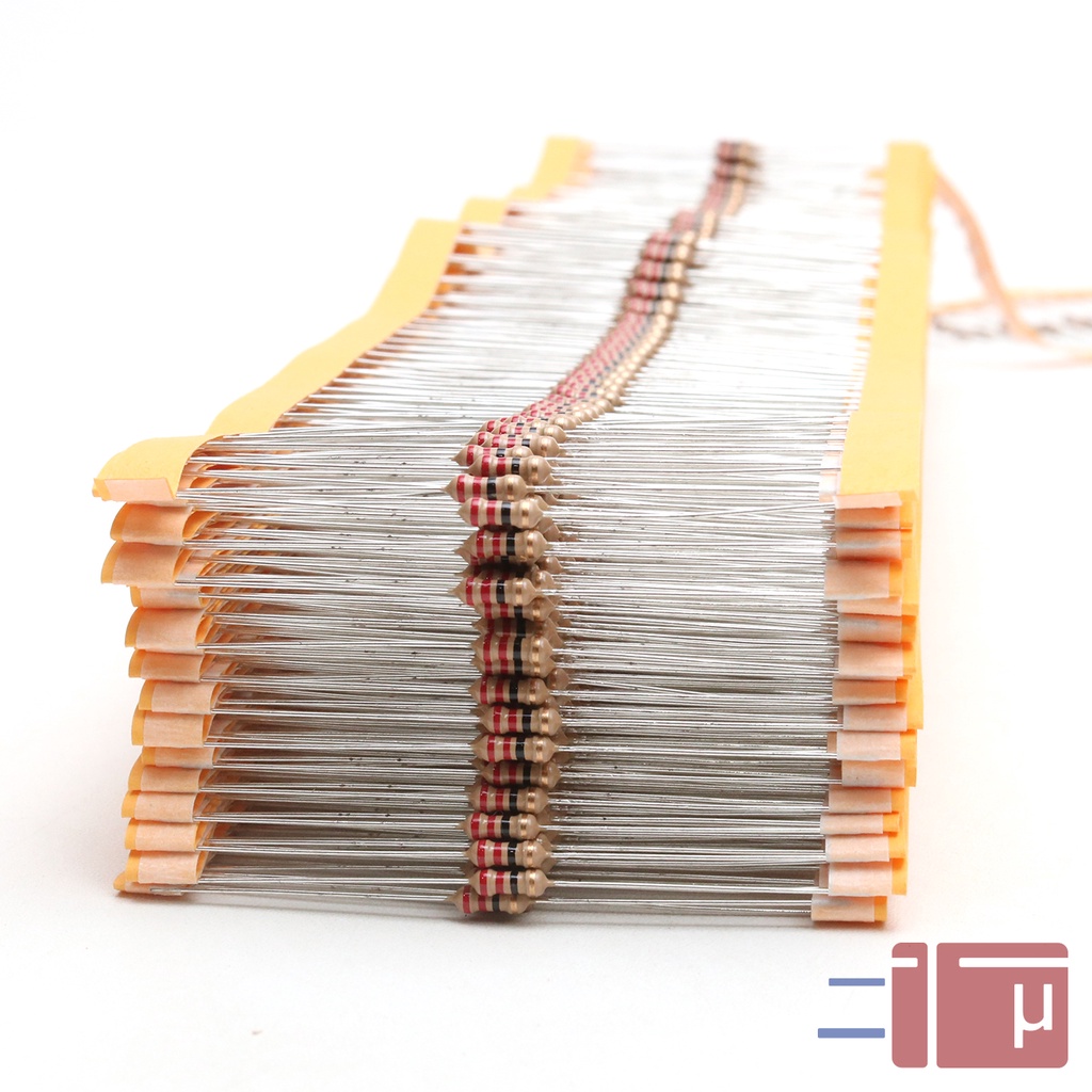 X10 Resistor 22R 22 Ohm 1/4W Karbon 5% Taiwan Kaki Tembaga