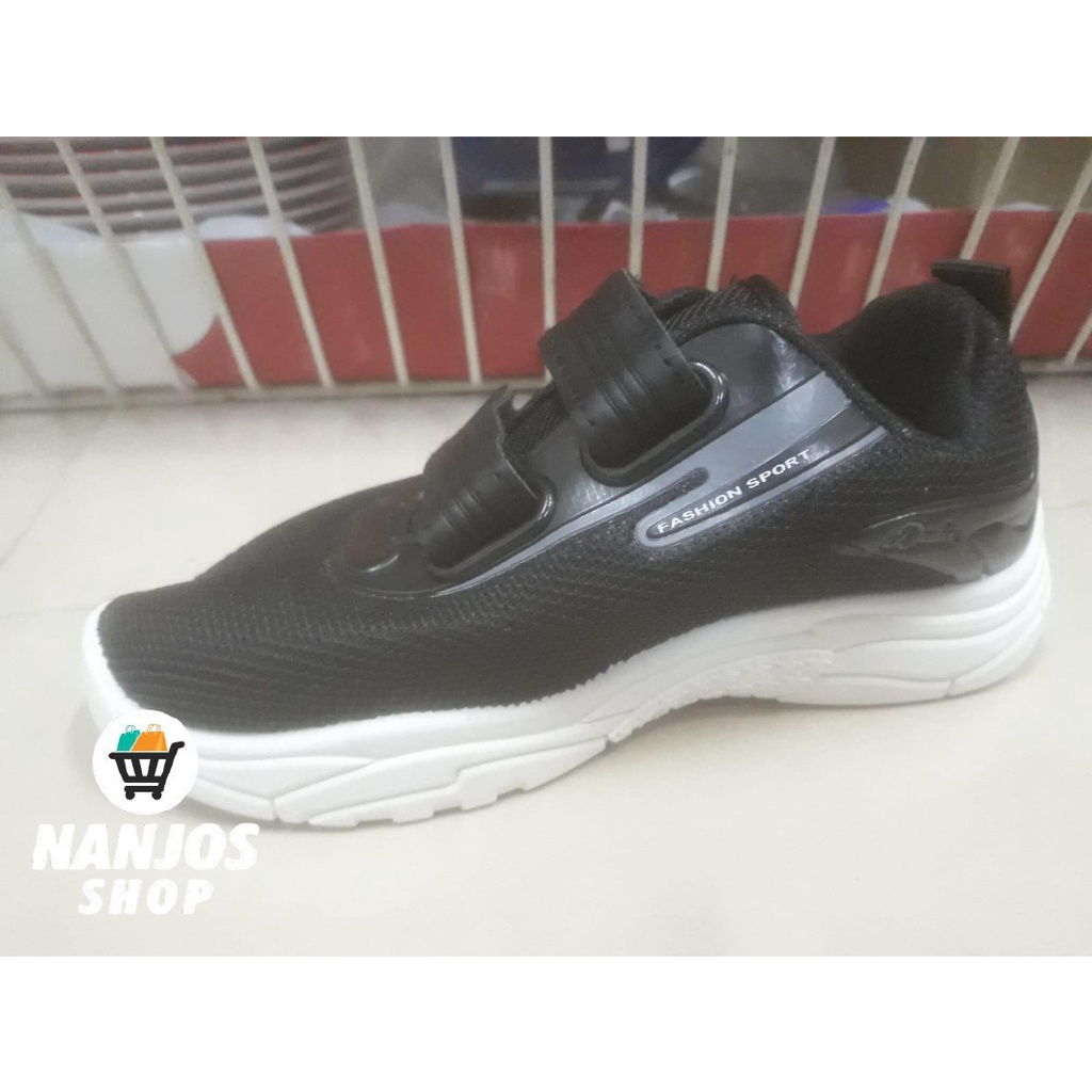 Sepatu Unisex Pria Wanita Kerja Kantor Casual Sekolah Sd-Sma Dulux 8026 D Hitam Putih