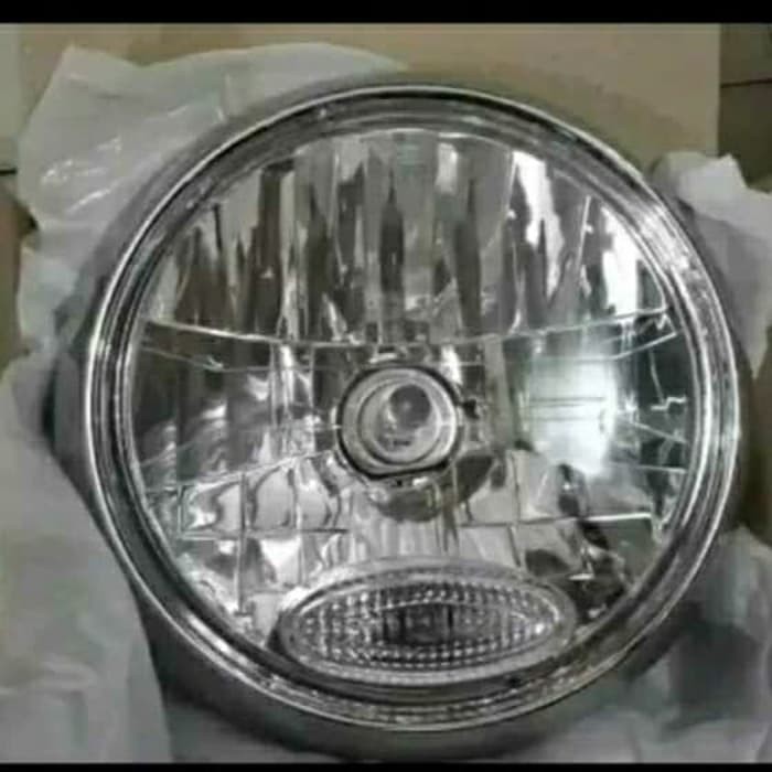 Reflektor lampu depan vixion old lampu bulat ori ygp  yamaha