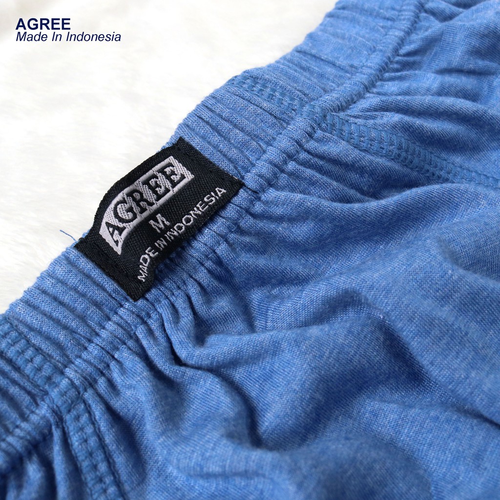 [ 3pc ] CD Agree 8889 BIRU | Celana Dalam Pria Maxi Karet Kerut - Bwr