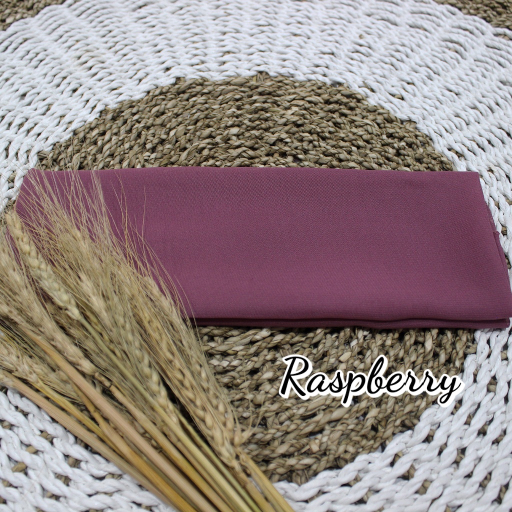 Selendang Sifon Hycon / Senteng 2.4m/ Selendang Bali / Senteng-Rasberry