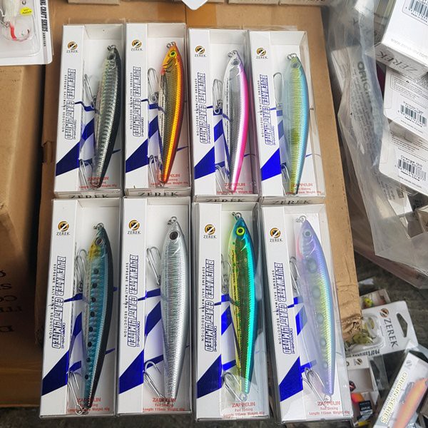 umpan ikan lure zerek zappelin 40g