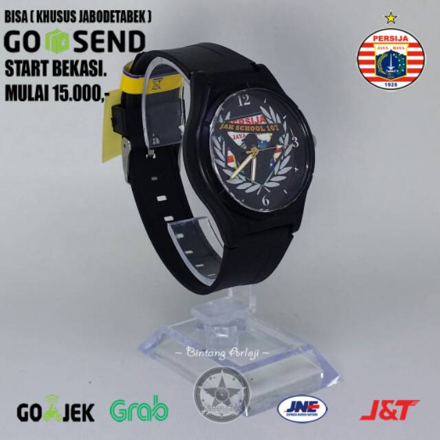 JAM TANGAN PERSIJA ANTI AIR (+BOX JAM BB &amp; +BATREI CADANGAN)