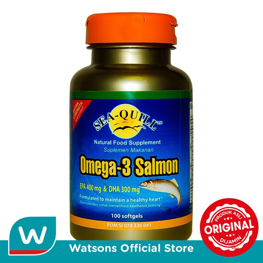 Seaquill Omega-3 Salmon 100's