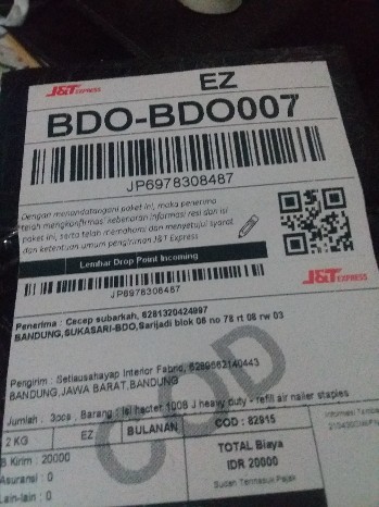 Isi Hecter 1013 J Heavy Duty - Refill Air Nailer Staples Kompresor Angin Etona 1022j