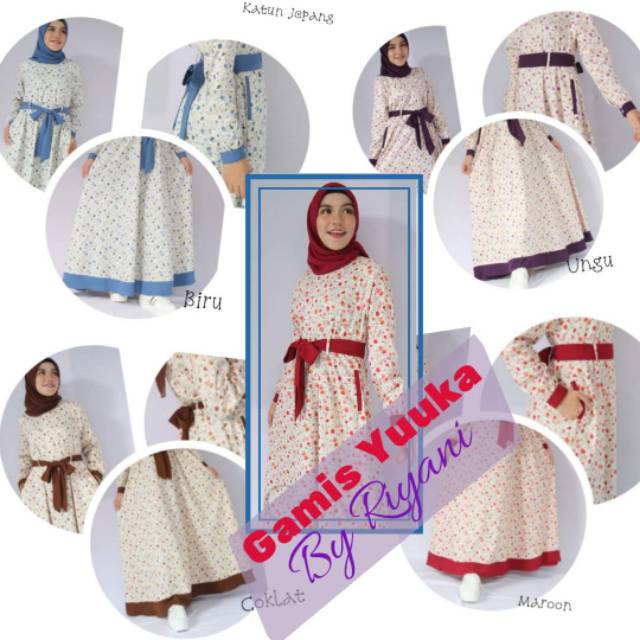 Gamis Kajep Yuuka
