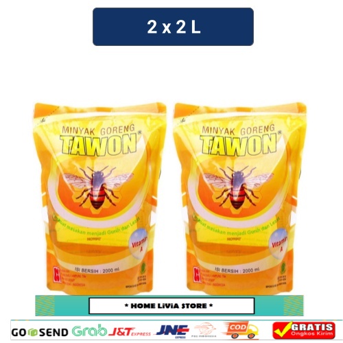 

Tawon Minyak Goreng Refill 2L x2