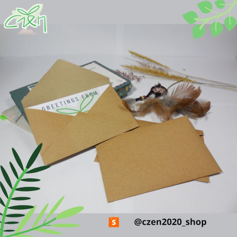 

[CRAFT] AMPLOP VINTAGE AESTHETIC A6 / A7 / A8 (150gsm / 125gsm)