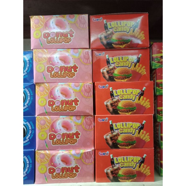 

Lollipop Candi Permen Keras Aneka Rasa 1 Box 30 Pcs