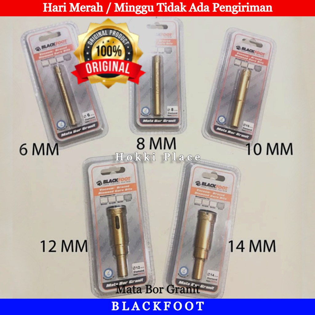 BLACKFOOT MATA BOR KERAMIK GRANIT 6,8,10 ,12 ,14 ,16 ,18 ,20 & 30MM GRANITE TILE MARMER HIGH QUALITY