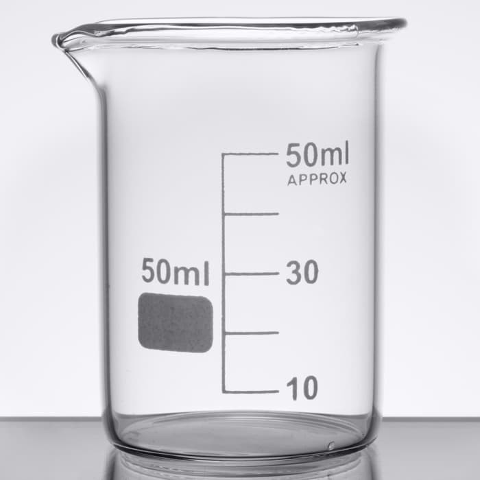 Terbaru Beaker Glass Gelas Ukur Kimia 50 Ml Shopee Indonesia